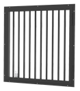 Hinged Grilled Window Insert 32 Inches w x 36 Inches h